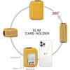 FATMOON RFID Blocking Leather Wallet for Women - Double Zipper Card Holder with ID Window,Large Capacity for Everyday Carry Travel Commuting - 3 of 4