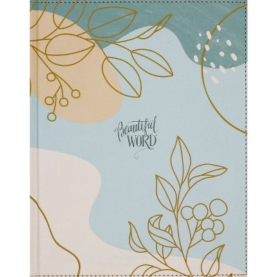 Niv, Beautiful Word Coloring Bible, Large Print, Leathersoft Over Board, Teal - by  Zondervan (Leather Bound)