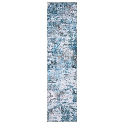Oriental Weavers Sumter SUM14 Blue/ Ivory Indoor Area Rug - 2' x 8'