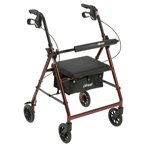 Drive Medical Walker Rollator With 6