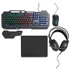 Goodmans 4-in-1 Gaming Bundle – Headphones, Keyboard, Mouse & Mouse Pad with RGB Lighting, Designed for PC & Console Gaming - image 2 of 4