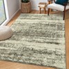 Vintage Abstract Area Rugs for Living Room Bedroom Washable Low Pile Non Slip Carpet Indoor Ultra Soft Retro Printed Distressed Rug - 2 of 4