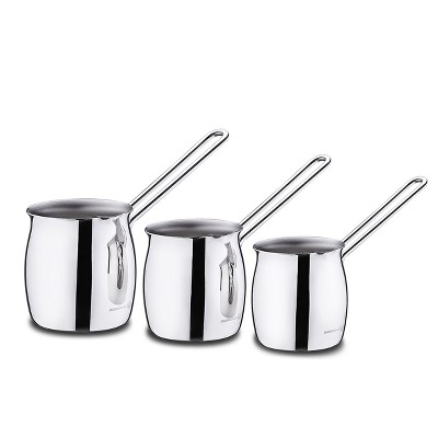 Korkmaz Nostaljia Maxi Stainless Steel 1.2 Liter Tea Pot And 2.2 Liter Kettle  Set : Target