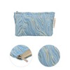 Unique Bargains Durable Embossment Oil Painting Handheld Makeup Bag 1 Pc - 3 of 4