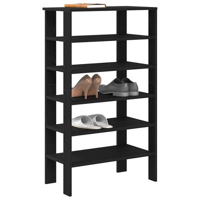 CLIHOME 6-Tier Shoe Rack, Freestanding Shoe Storage Organizer Holds up to 12 Pairs of Shoes