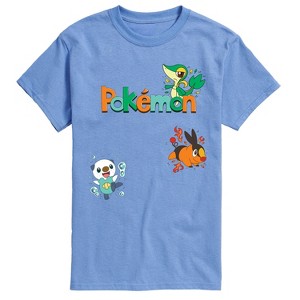 Men's - Pokémon - Snivy, Tepig, Oshawott Short Sleeve Graphic T-Shirt - 1 of 3