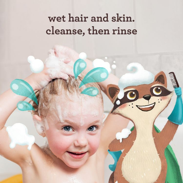 Aveeno Kids' 2-in-1 Hydrating Shampoo & Conditioner, Gently Cleanses, Conditions & Detangles Kids Hair - 12 fl oz, 5 of 9