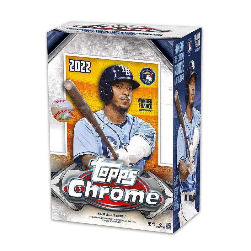 2022 Topps MLB Chrome Baseball Trading Card Blaster Box, 1 of 4