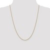 Black Bow Jewelry 1.8mm, 14k Yellow Gold, Solid Cable Chain Necklace - 2 of 4