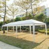 Outdoor Canopy Tent, Wedding Party Tent Sun Shade Metal Frame Shelter - 4 of 4