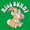 Juniors Womens Bambi Miss Bunny T-Shirt - 2 of 4