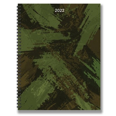 2022 Planner Weekly/Monthly Modern Camo Large - The Time Factory
