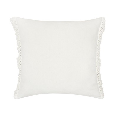 EY Essentials 26" x 26" Lavato Dove Cotton Euro Sham - Machine Washable