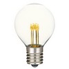 Novelty Lights 25 Pack G30 Glass LED Globe Bulbs, String Light Replacement Bulbs, E12 Candelabra Base, Energy Efficient Outdoor Patio Lighting - 2 of 4