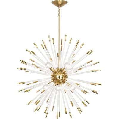 Robert Abbey Lighting Andromeda - Light Chandelier in  Modern Brass