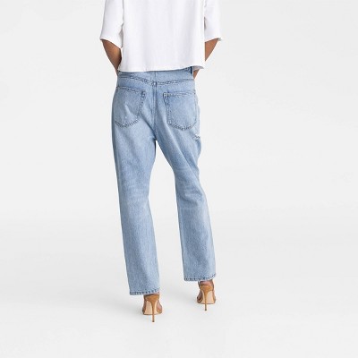 KBB by KAHLANA Women's Mid-Rise Tapered Leg 'The Dylan Jean' - Light