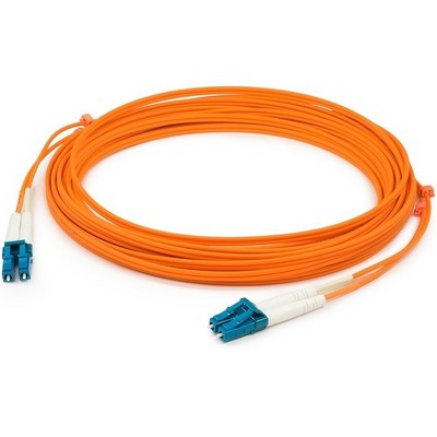 AddOn 3m LC (Male) to LC (Male) Orange OM3 Duplex Fiber OFNR (Riser-Rated) Patch Cable - 100% compatible and guaranteed to work