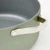 8qt Nonstick Ceramic Coated Aluminum Wide Stock Pot - Figmint™ - 4 of 4