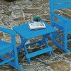 Merrick Lane Outdoor Folding Side Table, Portable All-Weather HDPE Adirondack Side Table - 4 of 4