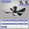 36 or 46 Inches Flush Mount Ceiling Fan with Light and Remote - 4 of 4