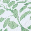 Collections Etc Brady Reversible Oversized Two-Tone Leaf Design Quilt - 3 of 3