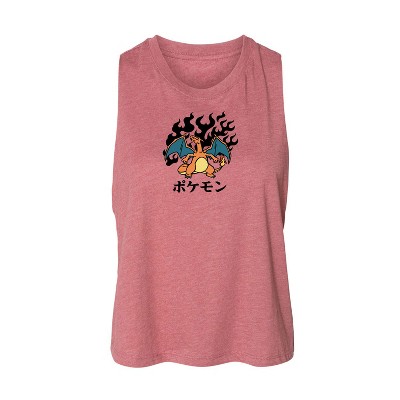 Women's - Pokémon - Charizard Flash Fire Graphic Racerback Tank