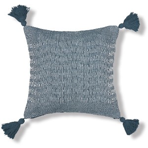 carol & frank Hodges Large Woven Throw Pillow With Insert - 1 of 4