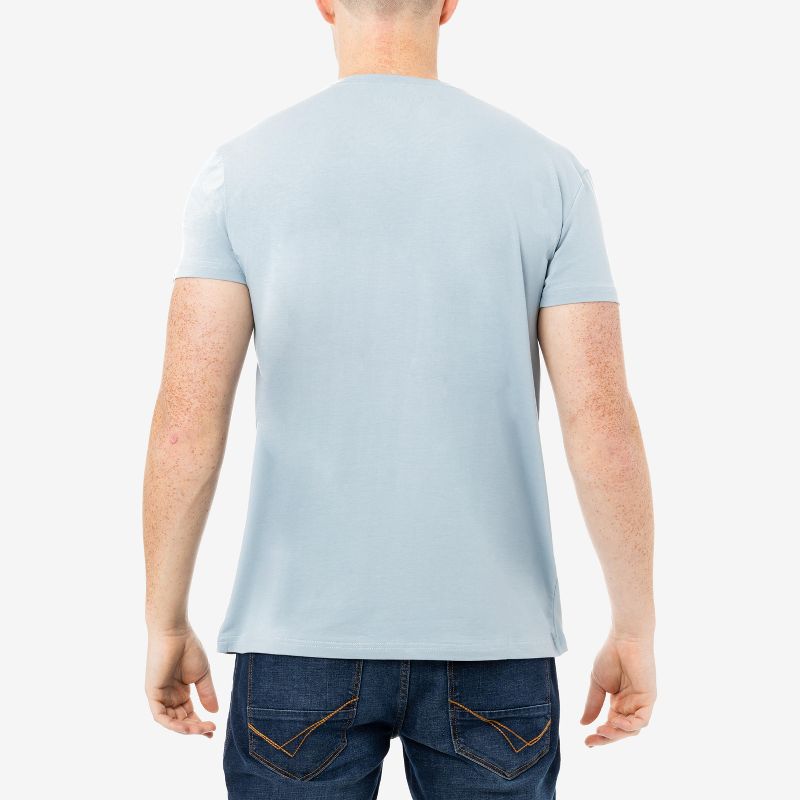 X RAY Men's Basic V-Notch Neck Short Sleeve T-Shirt, 2 of 4