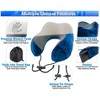 5 Star Super Deals Memory Foam Travel Pillow Orthopedic Contour Design with 360-Degree Head Support Neck Pillow - 2 of 4