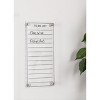 Acrylic To Do List Wall Board Dry Erase Planner 13 Inch Home Workspace Organizer By Melrose - 3 of 3