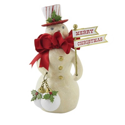 Heather Myers 6.0" Harvey Snowman Christmas Merry  -  Decorative Figurines