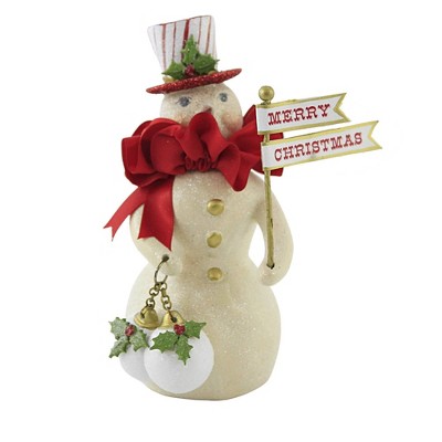 Heather Myers 6.0" Harvey Snowman Christmas Merry  -  Decorative Figurines