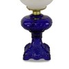 Lehman's Princess Feather Oil Lamp - Historical Design with Glass Lamp, Brass Burner, 12" Chimney, Etched Ball Glass Shade, 22 Inches High - 2 of 3