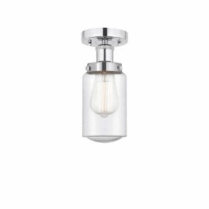 Dover - 1 Light Semi-Flush Mount In Industrial Style-8.25 Inches Tall and 6.5 Inches Wide - 1 of 1