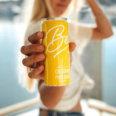 Bev Pinot Grigio White Wine - 4pk/250ml Cans