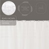 White Ruffled Sheer Petticoat Shower Curtain 72x72 VHC Brands - 4 of 4
