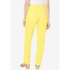 Jessica London Stretch Cotton Chino Straight Leg Pant - 3 of 4