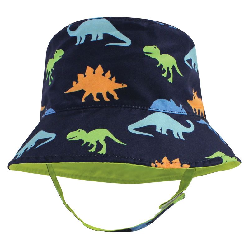 Hudson Baby Infant Boy Sun Protection Hat, Dinosaur Palm Tree, 4 of 8