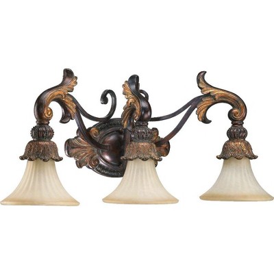 Quorum Lighting Madeleine Corsican Gold 3-Light Incandescent Damp Rated Chandelier