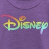 Girl's Disney Rainbow Logo T-Shirt - 2 of 4