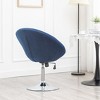 Roundhill Furniture Noas Velvet Upholstered Tufted Back Swivel Accent Chair, Blue - 4 of 4