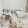 TIRAMISUBEST Twin Over Twin Metal Bunk Bed for Kids, Sturdy Frame with Ladders & Guardrails, Converts to 2 Beds, No Box Spring Needed - 3 of 4