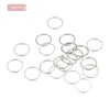 Unique Bargains Round Hollow Open Bezel Linking Ring for Jewelry Making 100 Pcs - 3 of 4