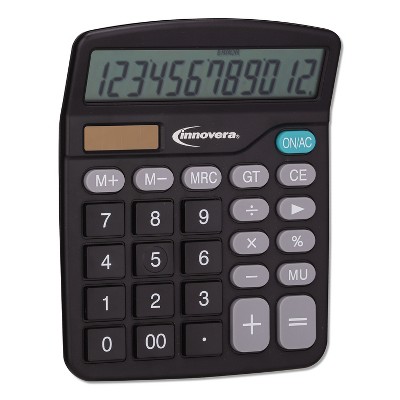 Innovera 15923 Desktop Calculator 12-Digit LCD 