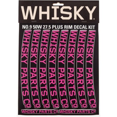 Whisky Parts Co. 50w / 80w Rim Decal Kit Magenta