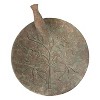 Sunnydaze Ivy and Sage Cast Aluminum Metal Bird Bath - Rustic Patina - 12.25" - 2 of 4