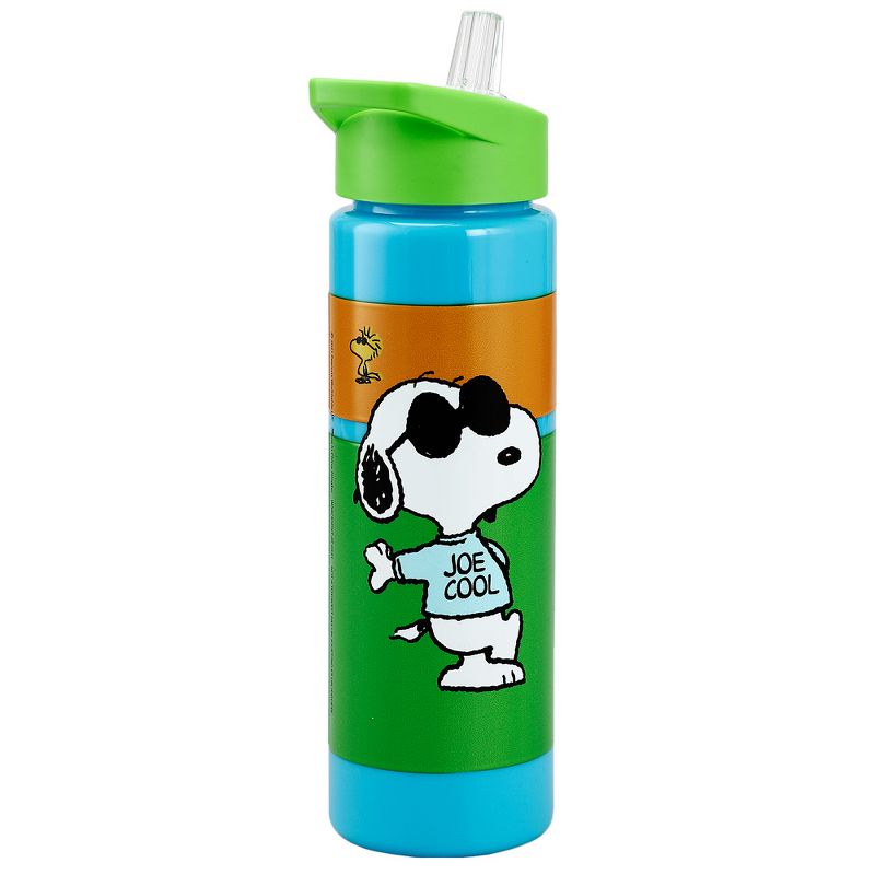 Peanuts Snoopy Water Bottle 24 ounce with straw, 2 of 5