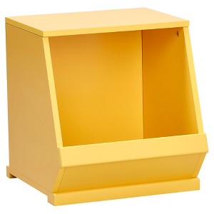 Kelly Modular Stackable Single Storage Cubby - Yellow - Inspire Q