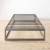 King Ace of Base Metal Platform Low Profile Bed Frame, Round 12", Mellow - 4 of 4