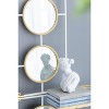 NicBex Wall Mirror 3 Mirror Piece with Rectangular Frame, Wall Mounted Mirror for Bedroom Living Room Entryway - 4 of 4